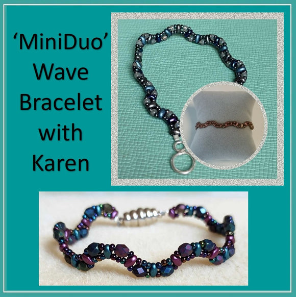 'MiniDuo' Wave Bracelet with Karen: Saturday 27th April 2024 - 1.30pm till 3.30pm
