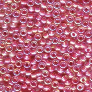 Hot Pink Lined Crystal AB (M6) - Beading Amazing