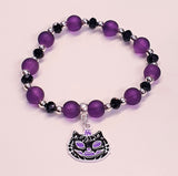 Project Pack - Elasticated Halloween Pumpkin 'Cat' Bracelet