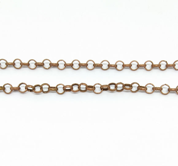 Copper Round Chain - Beading Amazing