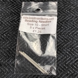 Beading Needles - Size 10 - Short - Beading Amazing