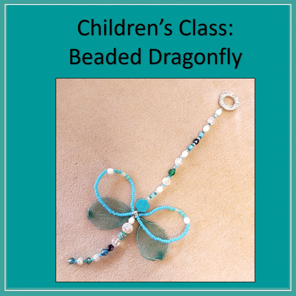 Children's Summer Holiday Fun: 'Beaded Dragonfly' with Lisa: Wednesday 21st August - 10.30am till 12pm