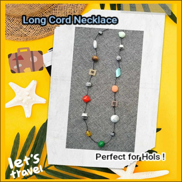 Long Cord Necklace Class with Sharon: Friday 28th June - 11am till 12.30pm