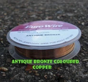0.4mm Antique Bronze Eurowire - Beading Amazing