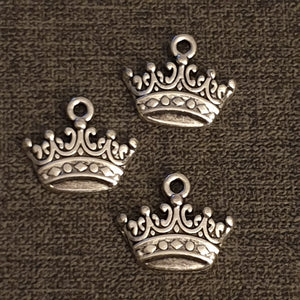 'Crown' Charms - Pack of 3