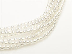 3mm Pearls - White - Beading Amazing