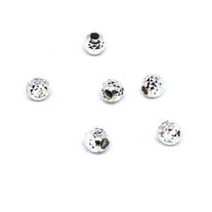 4mm Spacer Beads Facet Cut Sterling Silver - Beading Amazing