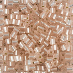 4mm Cubes - Matte S/L Lt. Blush - Beading Amazing