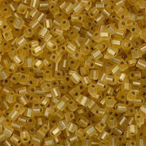 4mm Cubes - Matte S/L Gold - Beading Amazing
