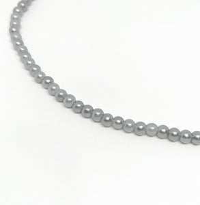 4mm Grey Glass Beads - Beading Amazing