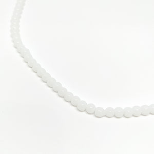 4mm White Opaque Glass Beads - Beading Amazing