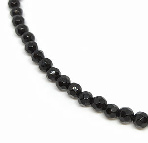 6mm Black Faceted Glass Beads - Beading Amazing