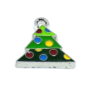 Enamel Christmas Tree Charm - Beading Amazing