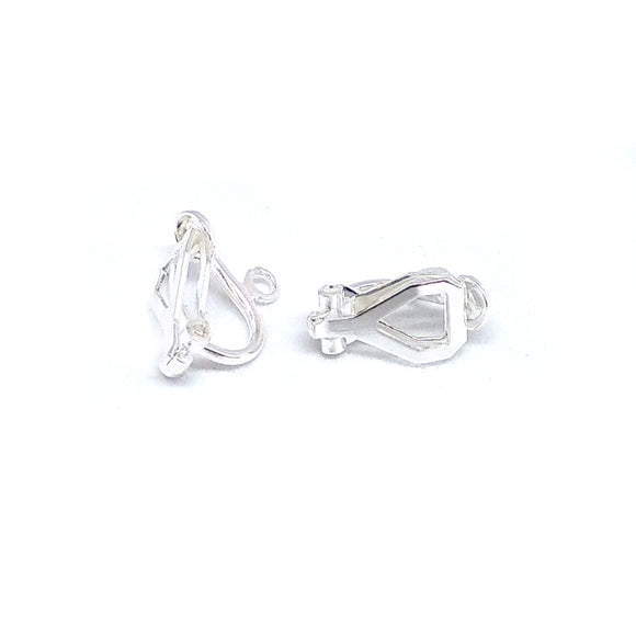 Silver Plated Small Clip On's - Beading Amazing