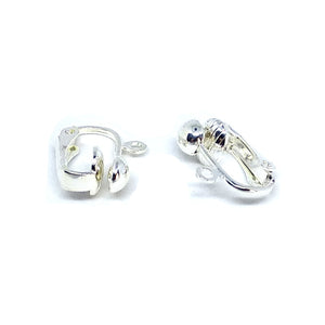 Silver Clip On Earrings - Beading Amazing