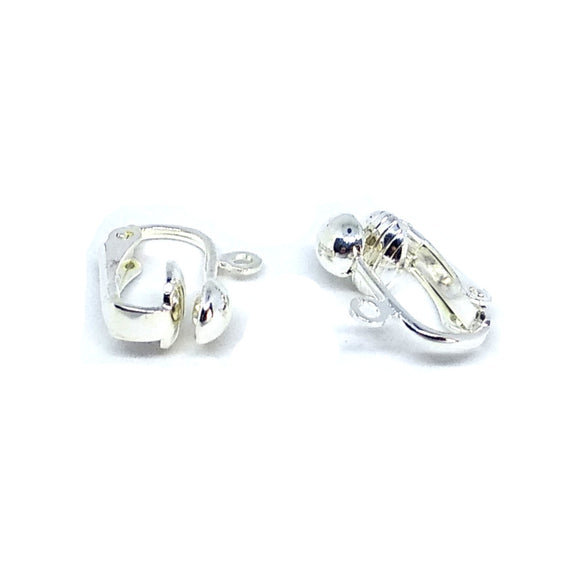 Silver Clip On Earrings - Beading Amazing