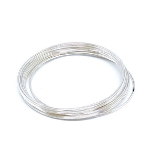 Silver Memory Wire Coils - Bracelet Sized - Beading Amazing