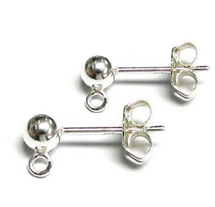 Sterling Silver Ear Posts and Backs - Beading Amazing