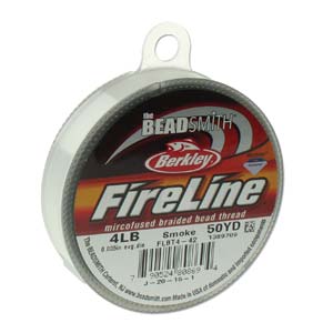 4Lb Fireline Smoke Grey .005 50YD - Beading Amazing