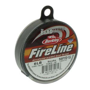 6Lb Fireline Smoke Grey .006 50YD - Beading Amazing