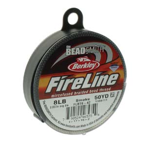 8Lb Fireline Smoke Grey .007 50YD - Beading Amazing
