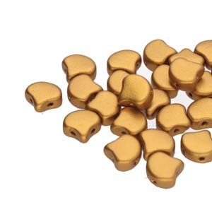 Bronze Gold Ginko Beads