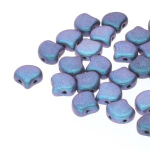 Plychrm Blueberry Ginko Beads