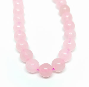 Gemstone - Rose Quartz - 8mm Rounds - Beading Amazing