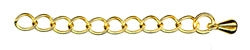 Gold Plated Extension Chains - Beading Amazing