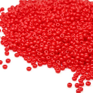 Opaque Red (11/0) - Beading Amazing