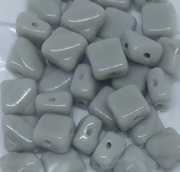 Silky Beads - Opaque Grey - Beading Amazing