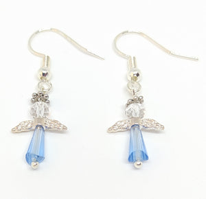 Mini Angel Earring Kit - Blue (2 x pairs)