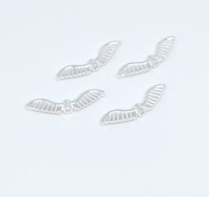 Angel Wings - Bright Silver Striped
