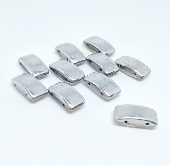 Carrier Beads - Silver