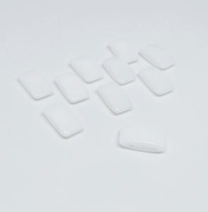 Carrier Beads - White