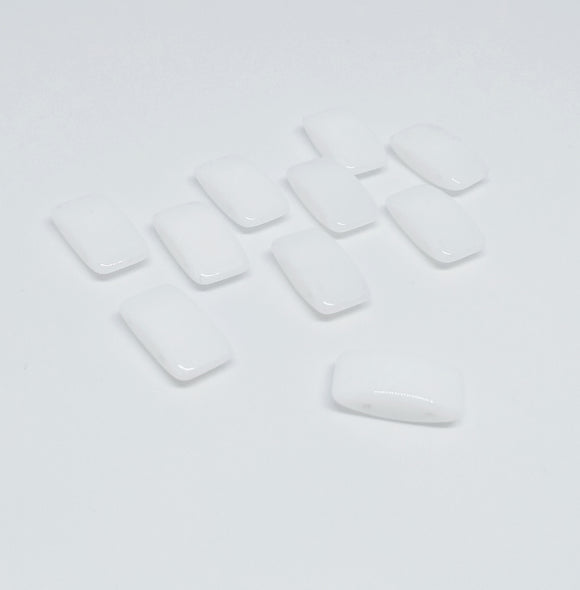 Carrier Beads - White
