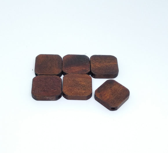 Rhombus Wooden Beads