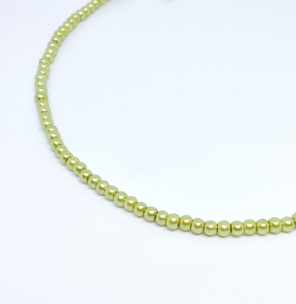 4mm Soft Lime Glass Pearl