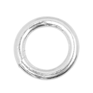 6mm Sterling Silver Closed Jump Rings - Beading Amazing
