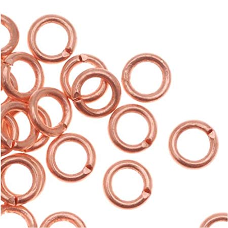 4mm Copper Jump Rings - Beading Amazing