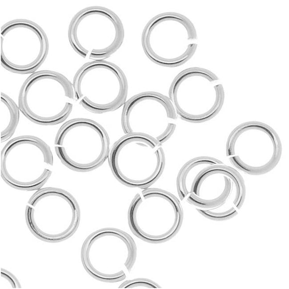 4mm Silver Jump Rings - Beading Amazing
