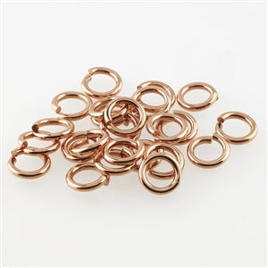 6mm Copper Jump Rings - Beading Amazing