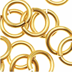 6mm Gold Jump Rings - Beading Amazing