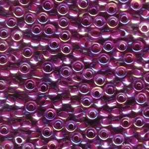 Raspberry Lined Crystal AB (M6) - Beading Amazing