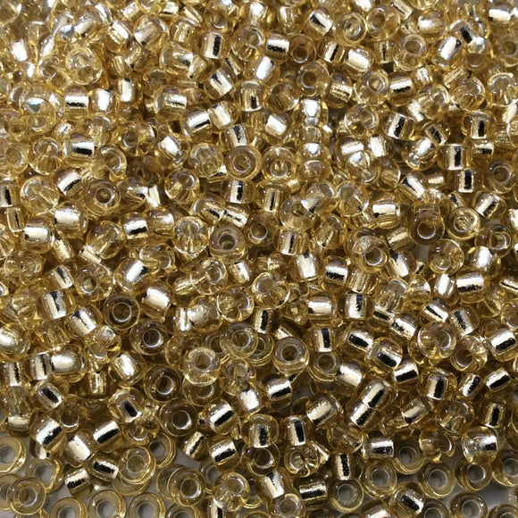 Silver Lined Light Gold (M8) - Beading Amazing