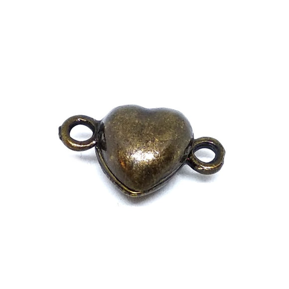 Bronze Heart Magnetic Clasp - Beading Amazing