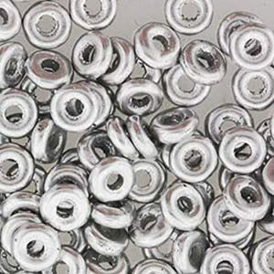 Aluminium Silver O Beads - Beading Amazing