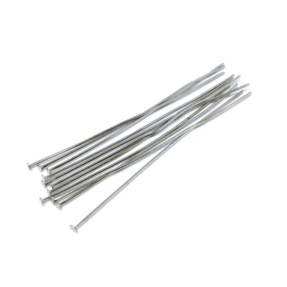 Extra Long Antique Silver Headpins - Beading Amazing