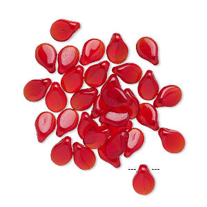 Ruby Red Pips - Beading Amazing