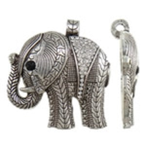Rhinestone Elephant - Beading Amazing